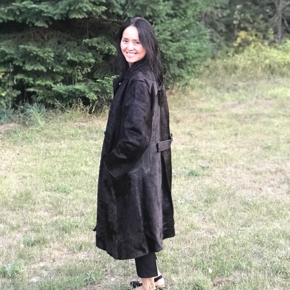 Haute Couture Guver Mallorca Hide Coat Spain - Picture 3 of 8